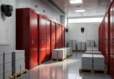 the storage units in Al Quoz
